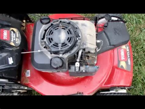 toro recycler lawn mower model  choke fixed  alive  part ii july