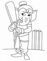 Kids Ganesha Ganesh Coloring Pages Kid Getcolorings Color sketch template