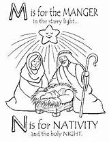 Nativity Jesus Xmas sketch template