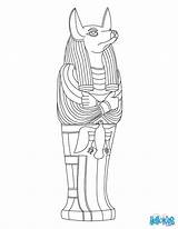 Anubis Egyptian Gods Colorear Egipto Hellokids Antiguo Mummy Egipcio Colouring Dioses Egipcios Designlooter Goddesses Egypte sketch template