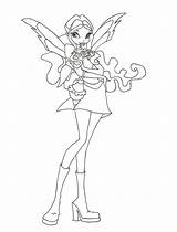 Winx Layla Charmix Sirenix Bloomix Frisch Enchantix Fantasy Ausmalbild sketch template