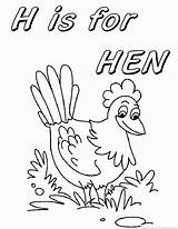 Hen Pages Coloring 123coloringpages Animal sketch template