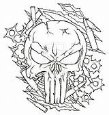 Tattoo Skull Punisher Coloring Drawing Drawings Pages Tattoos Panther Tumblr Getdrawings Software Colouring Adult Book sketch template