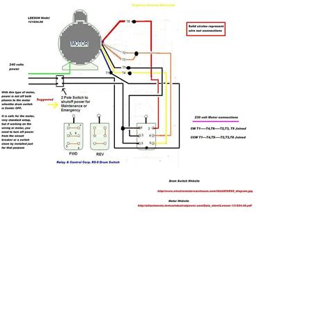 volt single phase motor wiring diagram  faceitsaloncom