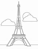 Coloring Eiffel Tower Paris Pages Seurat Icon French Kids Drawing Template Printable Tokyo France Getdrawings Sheets Getcolorings Sky sketch template