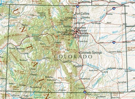 colorado reference map