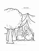 Coloring Isaac Born Bible Pages Kids Genesis Stories Popular Church sketch template