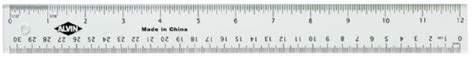 flexible ruler 12 inch clear drafting rulers alvin