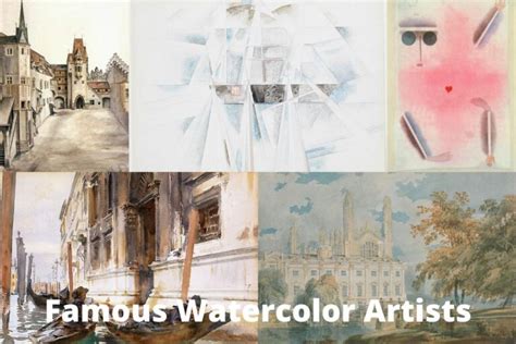 famous watercolor artists artst