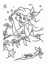 Coloring Ariel Pages Disney Princess Mermaid Little Kids Choose Board Printables Printable Book sketch template