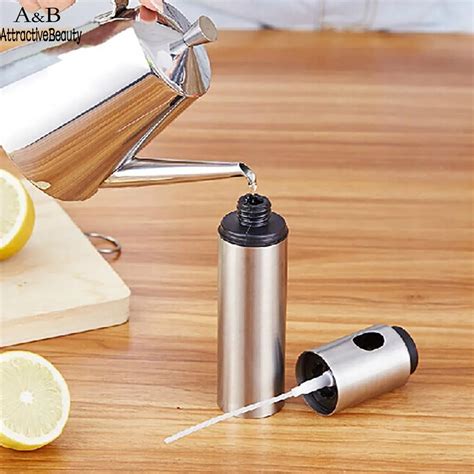 buy homdox stainless steel kitchen grill olive oil sprayer cooking vinegar