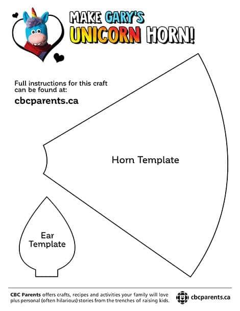 diy unicorn horn ears  eyes template unicorn ears clipart
