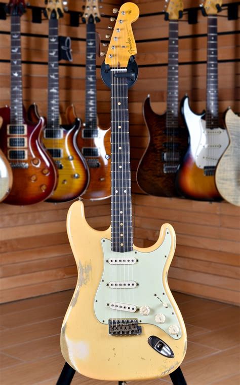 fender custom shop  stratocaster heavy relic nocaster blonde