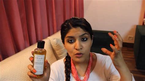 khadi hair growth vitalising oil review and demo how i massage my head youtube