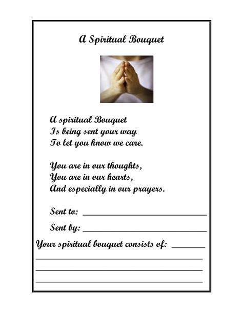 spiritual bouquet printable printable word searches
