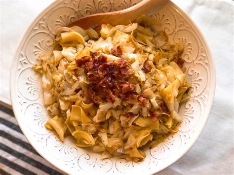 Fried Cabbage And Noodles The Sweet Cucina