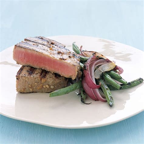 Grilled Tuna Steaks With Japanese Marinade Recipe