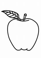 Apple Drawing Simple Pencil Drawings Paintingvalley sketch template