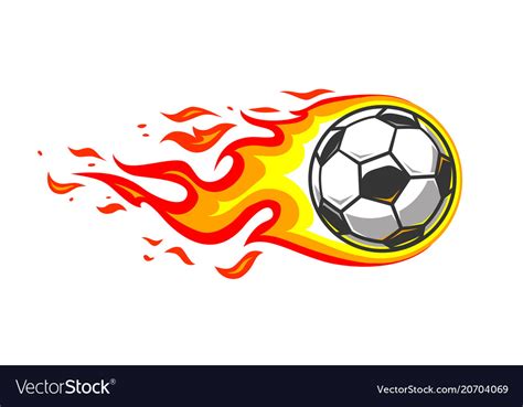 Soccer Ball With Flames – Dshudffg
