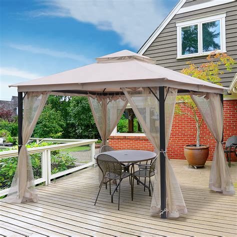 buy asteroutdoor  outdoor gazebo  patios canopy  shade