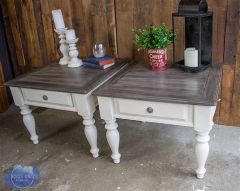 farmhouse  table makeover  barn wood finish roots wings