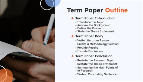 tips    write  term paper outline format