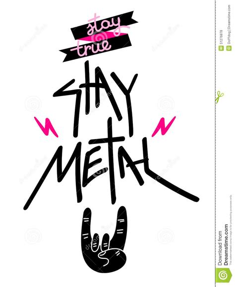 stay metal stock vector illustration  hipster icon