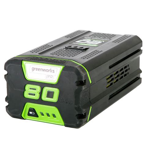 greenworks gba  volt ah lithium ion rapid charge battery