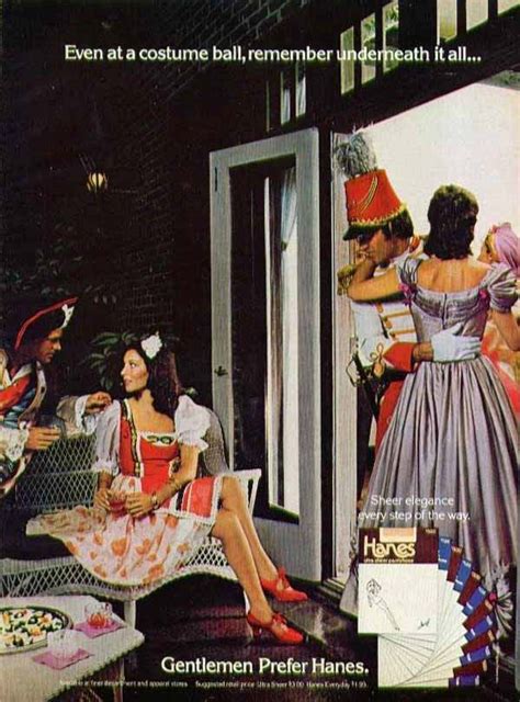 The “sexist” Gentlemen Prefer Hanes Adverts Of The 1970s
