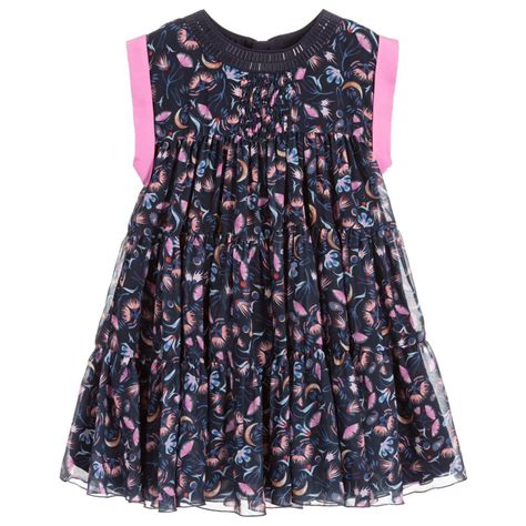 lightweight and floaty this lovely mini me dress for girls is by