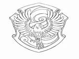 Ravenclaw Coloring Pages Crest Hufflepuff Printable Robe Make Pdf  Getcolorings Getdrawings sketch template