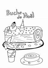Buche Noël Coloriages Bûche Yule sketch template