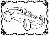 Pages Formula Coloring Car Race Colouring Racing Cars Realistic sketch template