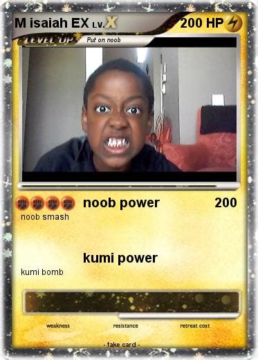 pokémon m isaiah ex 2 2 noob power my pokemon card