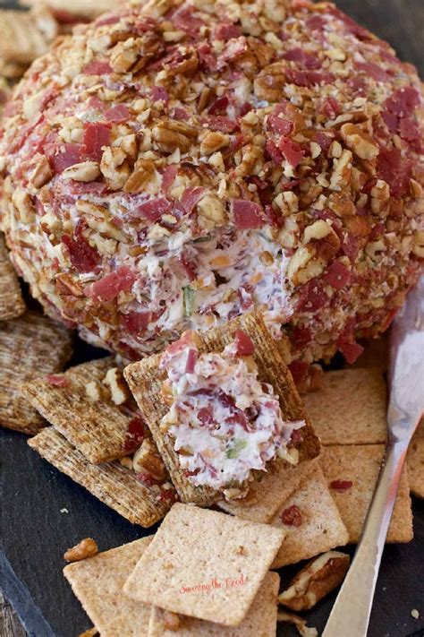 cheese ball recipe dried beef cheddar cheese beef poster
