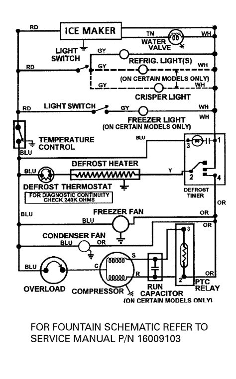 wiring diagram  schematic   maytag refrigerator model msdarw serial
