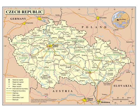 maps of czech republic collection of maps of czech