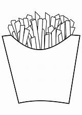 Chips Coloring Pages Printable Large sketch template