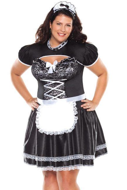 plus size halloween costume flirty french maid french