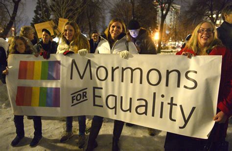 can mormons back same sex marriage and still get in the