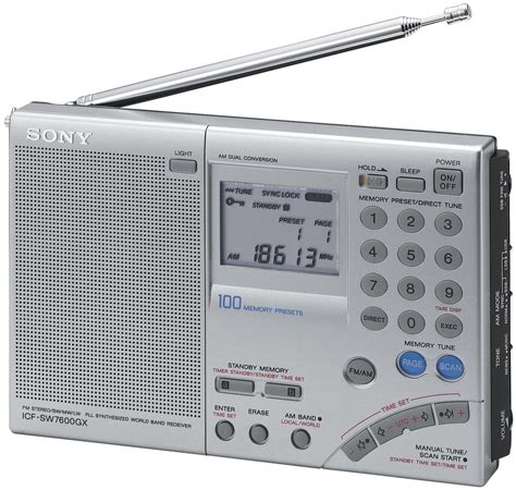 sony digital amfm shortwave stereo world band receiver radio