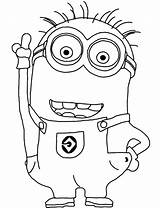 Coloring Pages Minion Kevin Printable Minions Color Print Getcolorings Kids Despicable sketch template