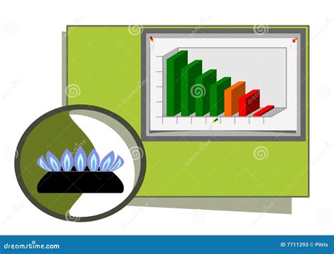 natural gas diagram stock vector illustration  distribution
