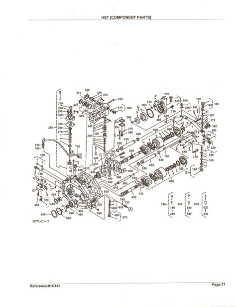 kubota engine parts diagrams
