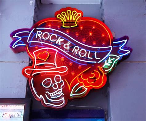 Chris Bracey Rock And Roll Neon Neon Signs Neon Art