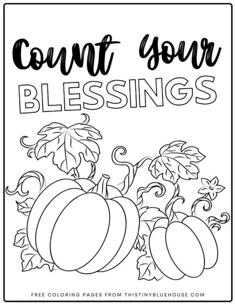 printable fall coloring pages  kids  tiny blue house
