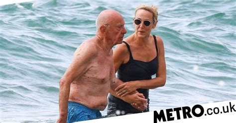 jerry hall and rupert murdoch pictured on romantic holiday metro news