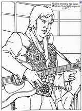 Coloring Pages Elvis Color Presley Colouring Print 2010 Month King Sundial Suit Just sketch template