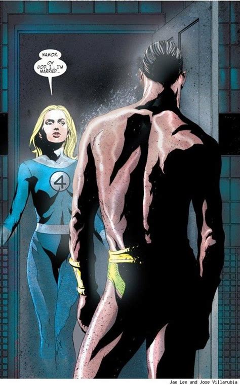 namor and sue storm by jae lee comic movies marvel characters fun comics