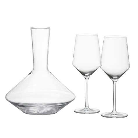 Schott Zwiesel Pure Collection Tritan Crystal Wine Decanter Set With